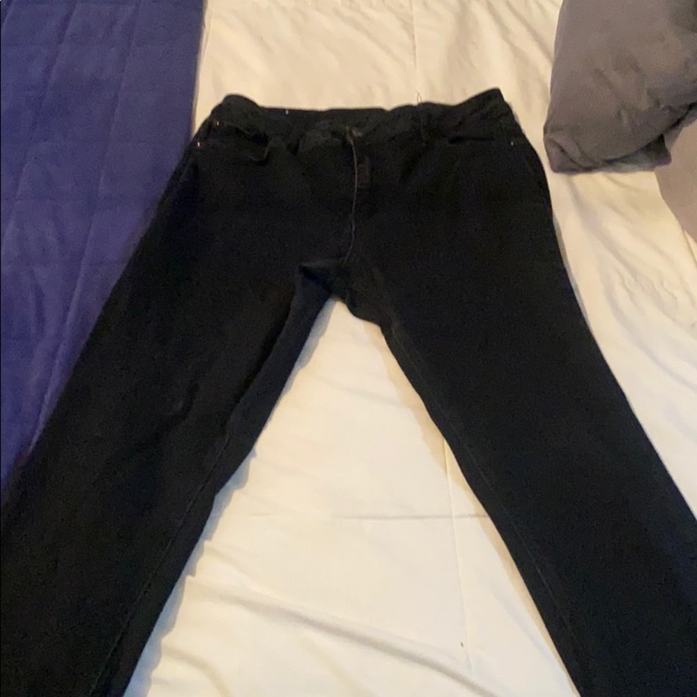 Black jeggings